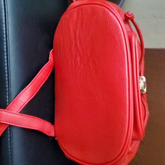 MCM Small Red Backpack - Picture 11 of 11